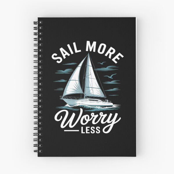 Item preview, Sail More Worry Less Captain Boat Nautical designed and sold by FndPardaL.
