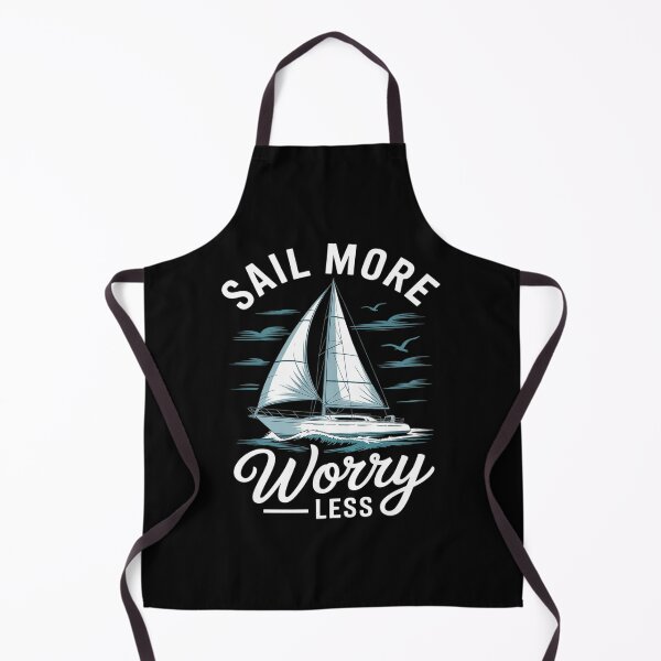 Item preview, Sail More Worry Less Captain Boat Nautical designed and sold by FndPardaL.
