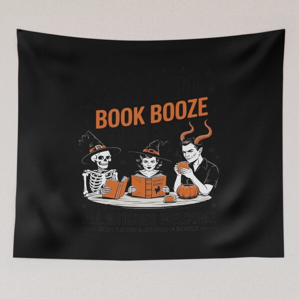 Item preview, Salem Book Club All Witches Welcome Books, Witch Book Booze designed and sold by FndPardaL.