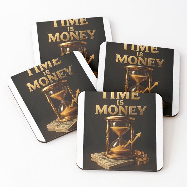 Item preview, Time Is Money | Powerful Motivational Design designed and sold by novapixel25100.