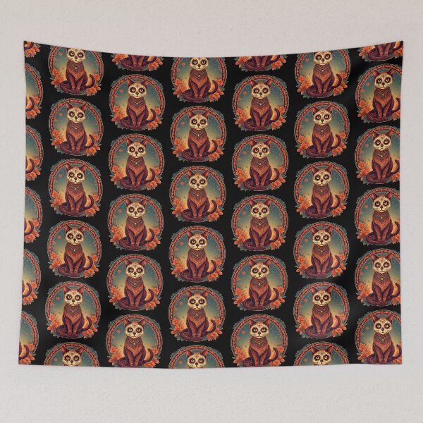 Item preview, Day of the Dead Cat #1 designed and sold by Sam-Tada.