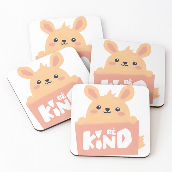 Item preview, Be Kind – Cute Animal Kawaii Positive Message Design designed and sold by RBToper.