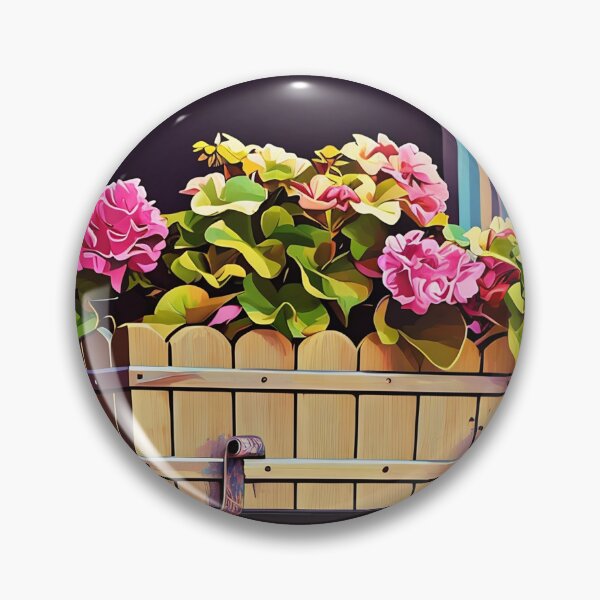 Item preview, Window Box with Flowers designed and sold by tomorrowsart.