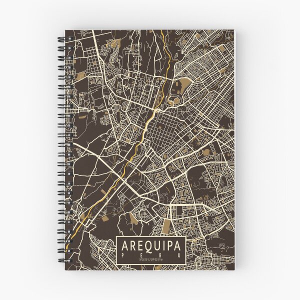 Item preview, Arequipa City Map of Peru - Pastel designed and sold by deMAP.