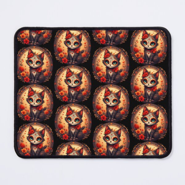 Item preview, Day of the Dead Cat #4 designed and sold by Sam-Tada.