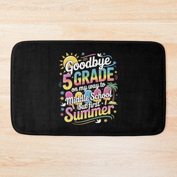 Item preview, Goodbye 5th Grade Graduation To Middle School First Summer  designed and sold by lilLilaBatArt.