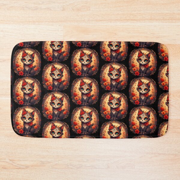Item preview, Day of the Dead Cat #4 designed and sold by Sam-Tada.