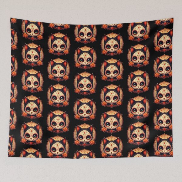 Item preview, Day of the Dead Cat #6 designed and sold by Sam-Tada.