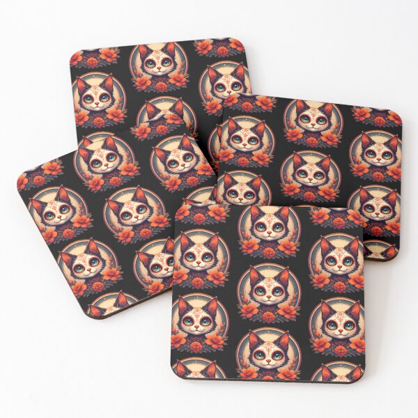 Item preview, Day of the Dead Cat #8 designed and sold by Sam-Tada.