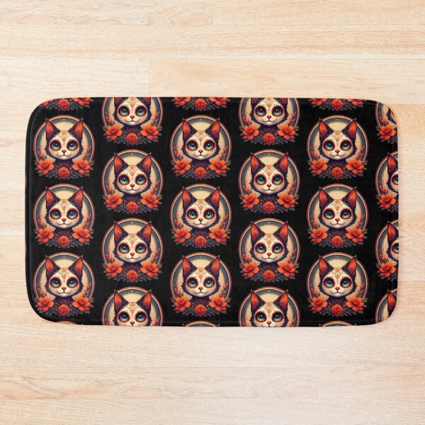 Item preview, Day of the Dead Cat #8 designed and sold by Sam-Tada.