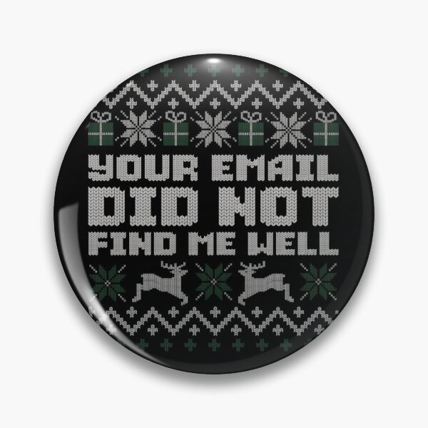 Artikelvorschau, Witzig: Ihre E-Mail hat mich nicht erreicht. Guter Büro-Weihnachtspullover entworfen und verkauft von RDRdesign.