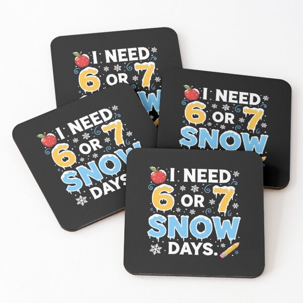 Item preview, Six Seven Snow Days Winter Frosty Message designed and sold by khdmalakarak.