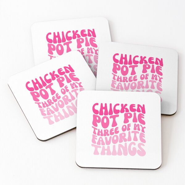 Item preview, Chicken Pot Pie Three Favorite Things Fun Typography designed and sold by khdmalakarak.
