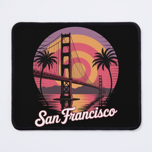 Item preview, San Francisco Famous Golden Gate Bridge Tropical Sunset designed and sold by JaskconLIfe23.