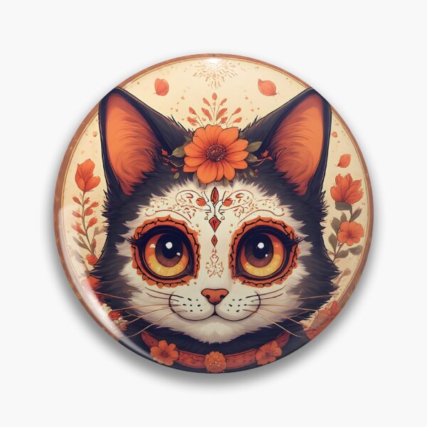 Item preview, Day of the Dead Cat #13 designed and sold by Sam-Tada.