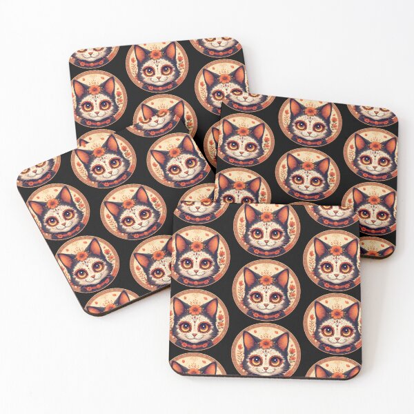 Item preview, Day of the Dead Cat #13 designed and sold by Sam-Tada.