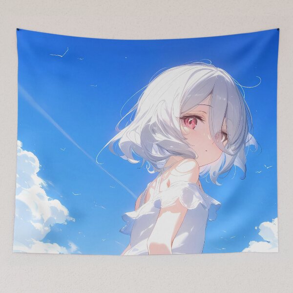 Item preview, Kokkoro White Dress Cloud Sky Princess Connect Game designed and sold by TorbenKuhano.