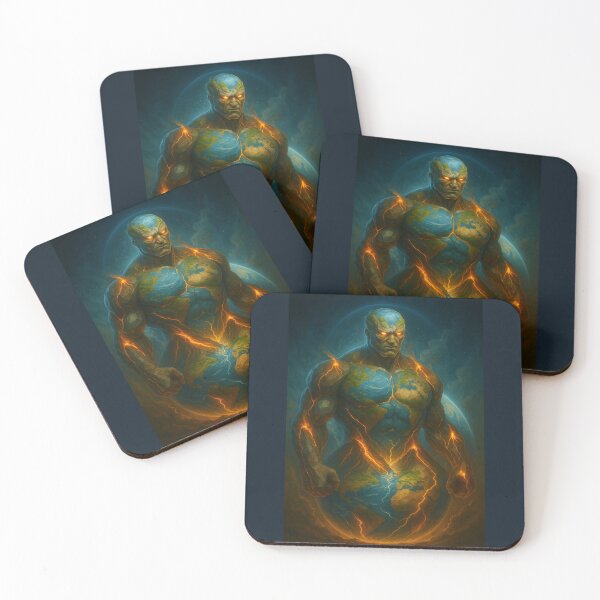 Item preview, Earth forge Titan – Guardian of the Planet Core designed and sold by GeoWild Designs.