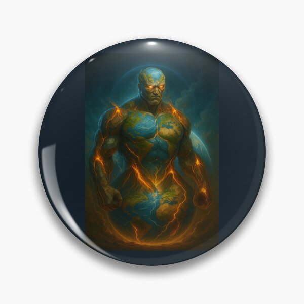 Item preview, Earth forge Titan – Guardian of the Planet Core designed and sold by GeoWild Designs.