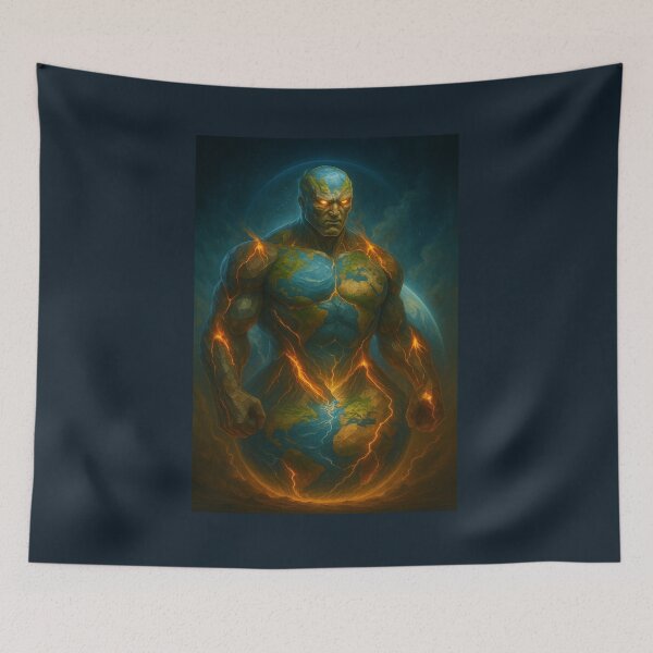 Item preview, Earth forge Titan – Guardian of the Planet Core designed and sold by GeoWild Designs.