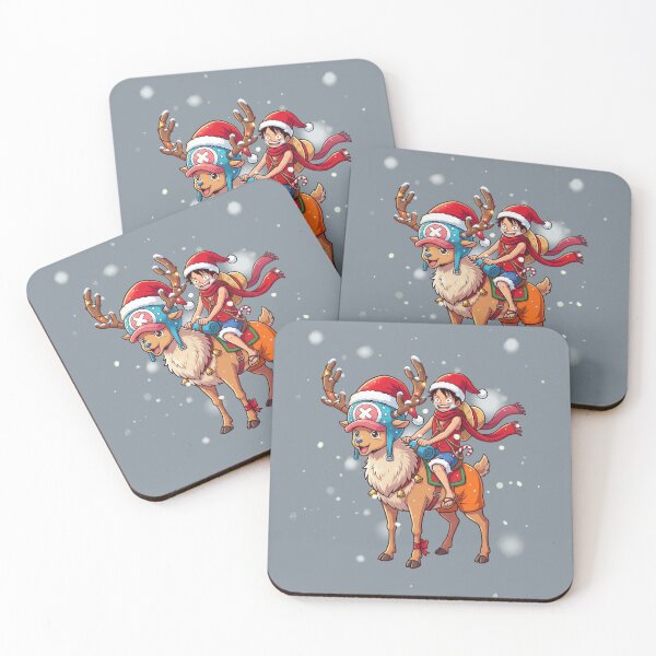 Item preview, Festive Pirate Adventurer & Reindeer Companion – Christmas Anime Duo Illustration designed and sold by AnimeFlash_0.