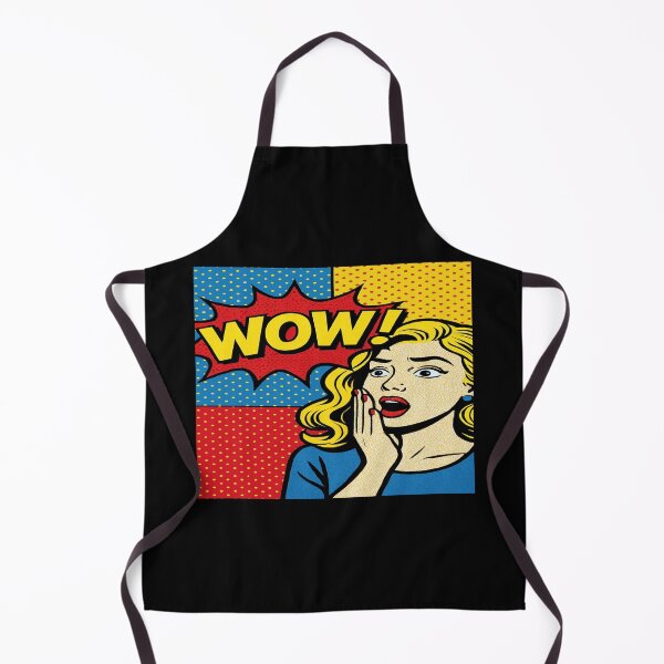 Item preview, WOW Pop Art Surprise – Retro Comic Style Woman with Speech Bubble in Bold Colors designed and sold by Bright Nest Studio.