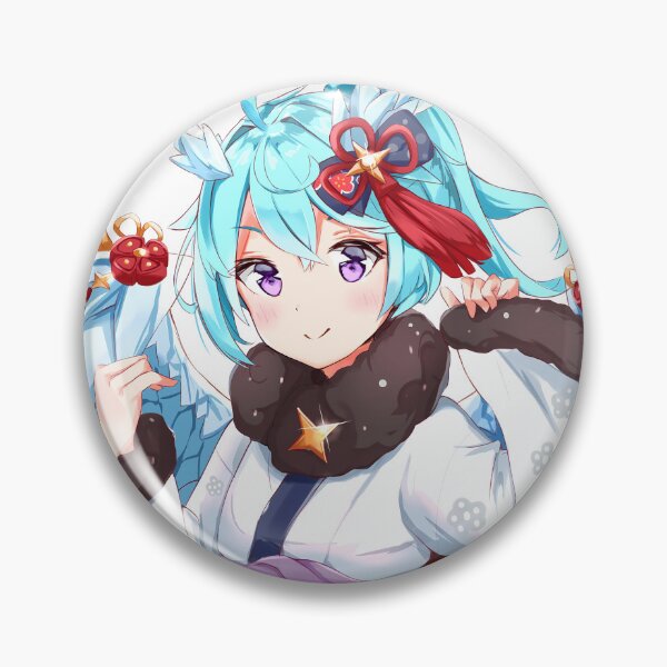 Item preview, Shefi Princess Connect Anime Girl Snowflake Kimono Fantasy designed and sold by TorbenKuhano.