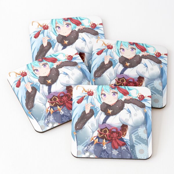 Item preview, Shefi Princess Connect Anime Girl Snowflake Kimono Fantasy designed and sold by TorbenKuhano.