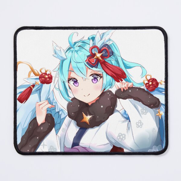 Item preview, Shefi Princess Connect Anime Girl Snowflake Kimono Fantasy designed and sold by TorbenKuhano.