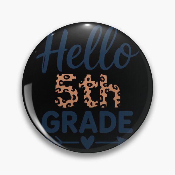 Item preview, Hello 5th Grade Leopard Teacher Back To School Girl Kids  designed and sold by lilLilaBatArt.