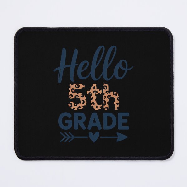 Item preview, Hello 5th Grade Leopard Teacher Back To School Girl Kids  designed and sold by lilLilaBatArt.