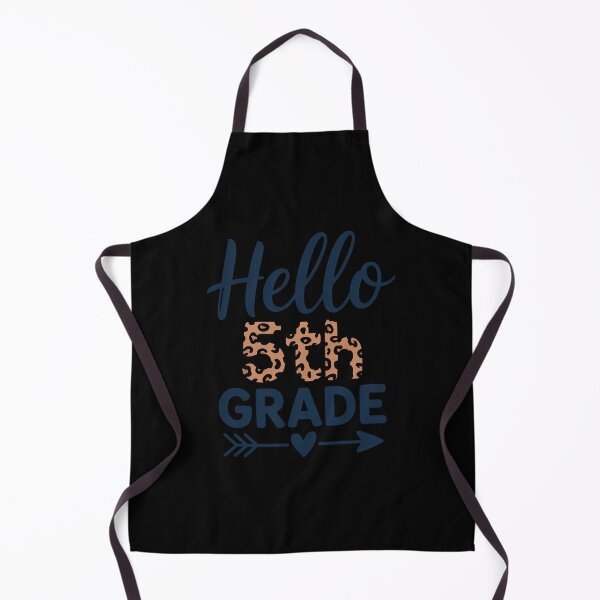 Item preview, Hello 5th Grade Leopard Teacher Back To School Girl Kids designed and sold by lilLilaBatArt.