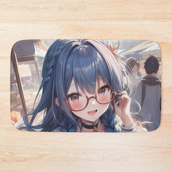 Item preview, Rei Princess Connect Glasses Market Street Anime Girl Waifu designed and sold by TorbenKuhano.