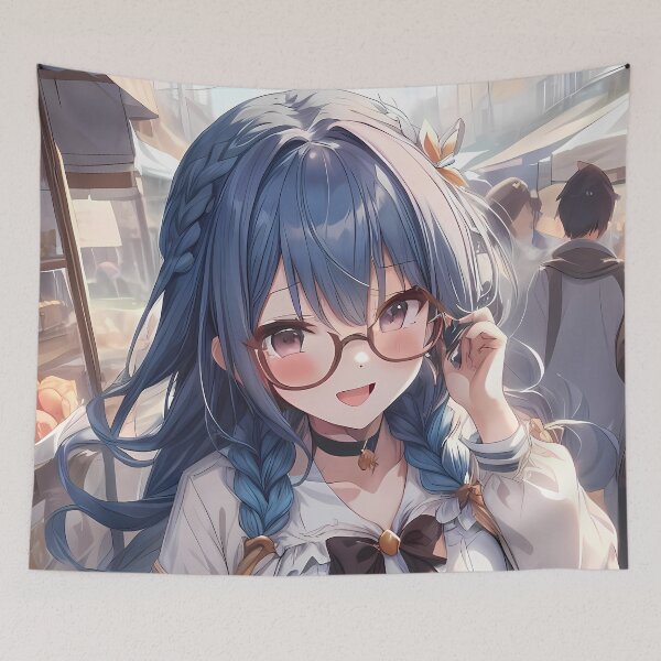 Item preview, Rei Princess Connect Glasses Market Street Anime Girl Waifu designed and sold by TorbenKuhano.