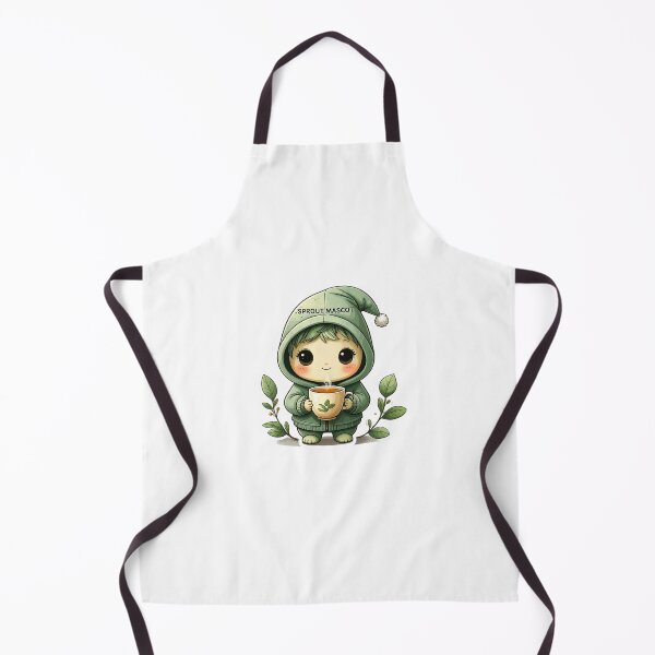 Item preview, Sprout in a Hoodie • Cute Plant Mascot designed and sold by CuteComfyClub.