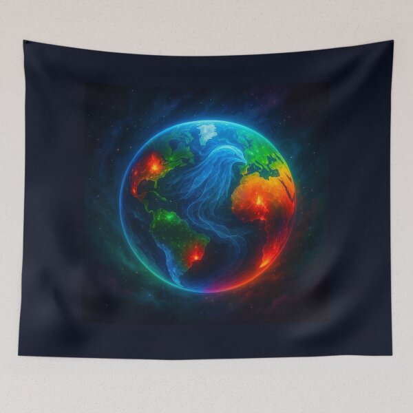 Item preview, Chroma core Earth – The Planet of Shifting Light designed and sold by GeoWild Designs.