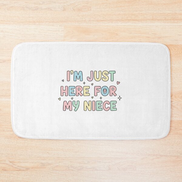 Item preview, I’m Just Here For My Niece – Funny Family Quote Design designed and sold by JustCrafted.