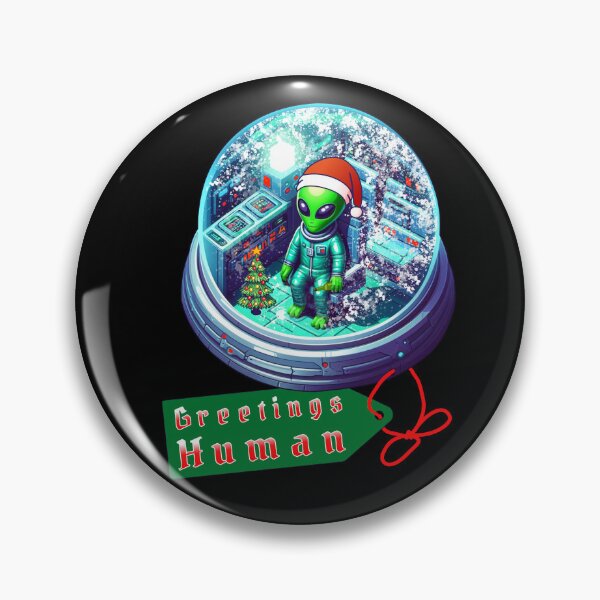 Item preview, alien snow globe christmas designed and sold by technotic.
