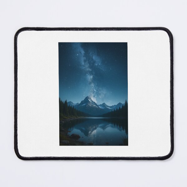 Item preview, Milky Way Reflections Over Alpine Lake designed and sold by MysticAurora.