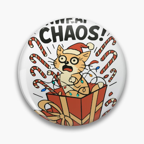 Item preview, “UNWRAP THE CHAOS!” — A Сat in a Gift Box From Felia designed and sold by Felia001.