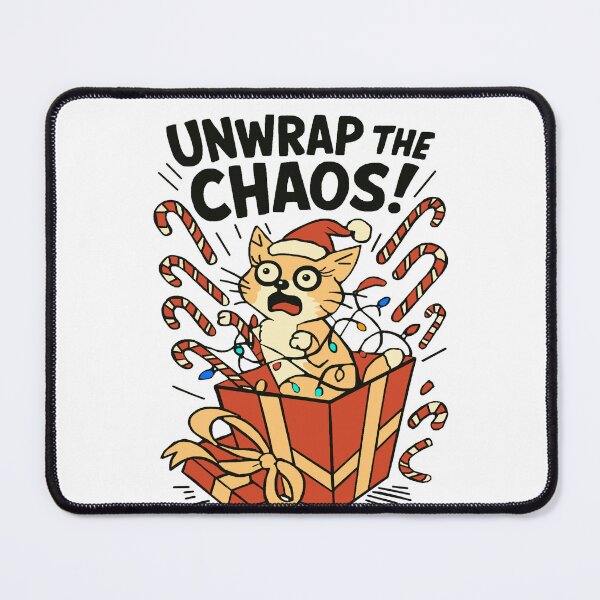 Item preview, “UNWRAP THE CHAOS!” — A Сat in a Gift Box From Felia designed and sold by Felia001.