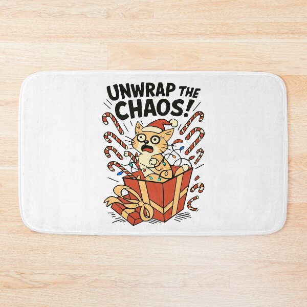 Item preview, “UNWRAP THE CHAOS!” — A Сat in a Gift Box From Felia designed and sold by Felia001.