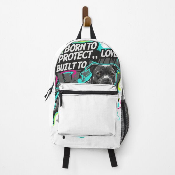 Item preview, Staffie Graffiti Art: Born To Protect, Built To Love designed and sold by ReptiWorks.