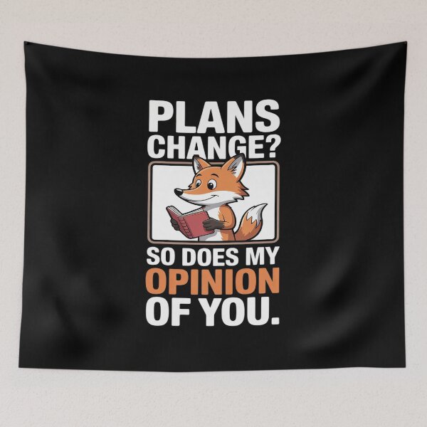 Item preview, Sarcastic fox with calendar and smug face designed and sold by TechnicalSara.