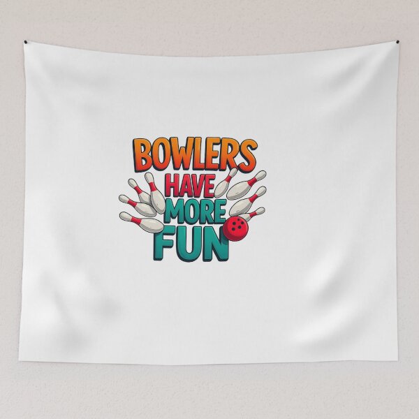 Item preview, bowlerd have more fun – Bowling Quote designed and sold by artcultreone.