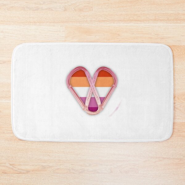 Item preview, Sapphic Flag Carabiner Heart designed and sold by SereneGlowie.