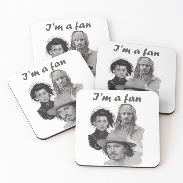 Item preview, Johnny Depp Tribute Collage – Pencil Art of Iconic Roles designed and sold by Eylali.