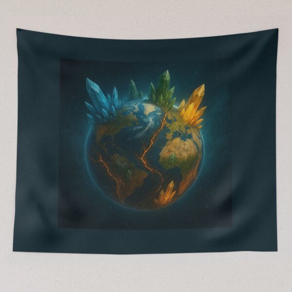 Item preview, Crystal Crown Earth – Biome Crystals Rising designed and sold by GeoWild Designs.