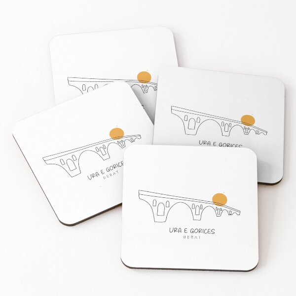 Item preview,  Gorica Bridge Illustration - Berat Albania designed and sold by INTRIGUEprints.