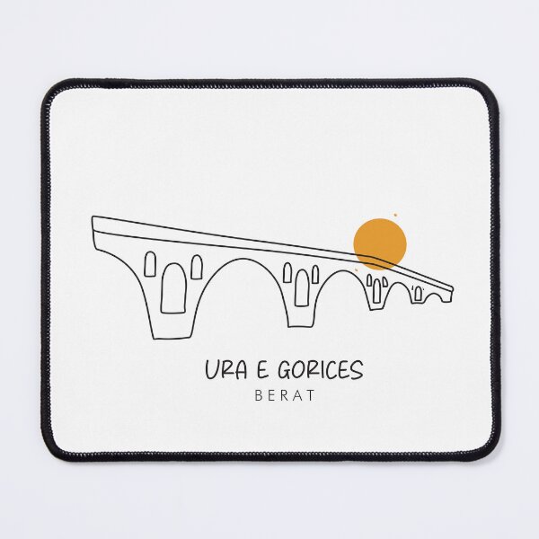 Item preview, Gorica Bridge Illustration - Berat Albania designed and sold by INTRIGUEprints.